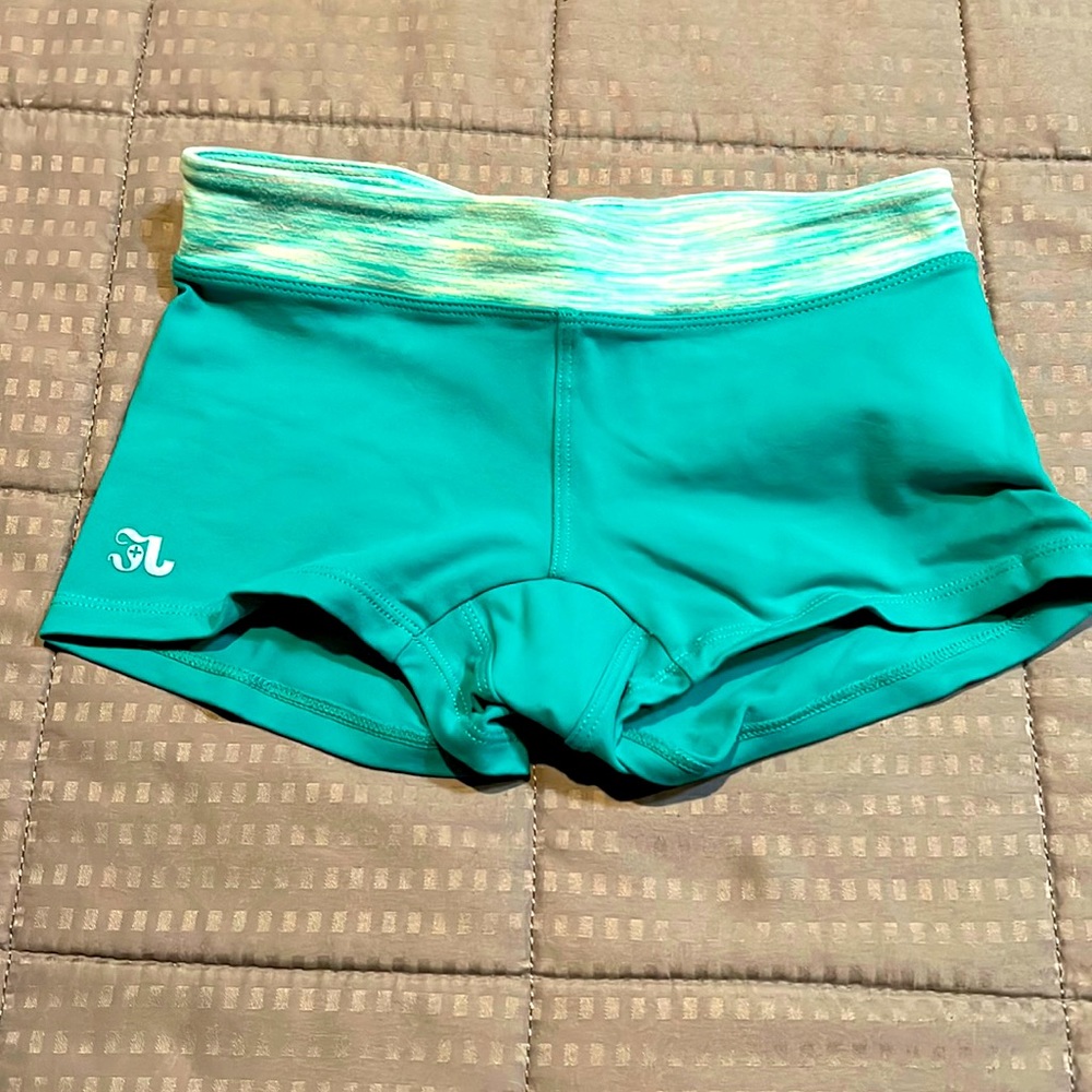 Jo+Jax teal shorts, mc